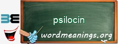 WordMeaning blackboard for psilocin